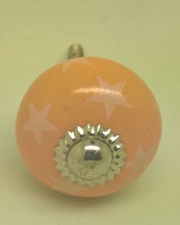 Maniglie per cassetti & Pomelli per mobili: Möbelknopf lachs mit Sternli – Nuovo e nell'imballaggio originale da Schwerzenbach venduto da Alperose03 1