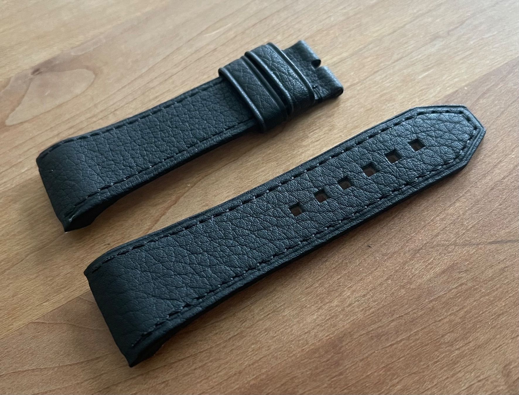 Wyler Bracciali & Braccialetti: Original WYLER Code R Chronograph Lederarmband Grösse M – Nuovo (secondo la descrizione) da Embrach venduto da Canderau 1