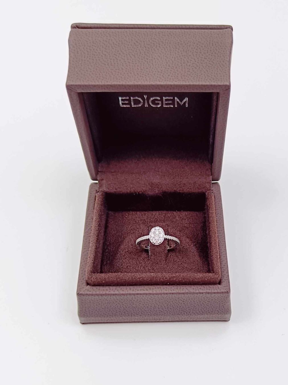 Ringe: DIAMANTRING IN 750 WEISSGOLD – Gebraucht aus Luzern von EdiGem