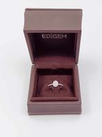 DIAMANTRING IN 750 WEISSGOLD