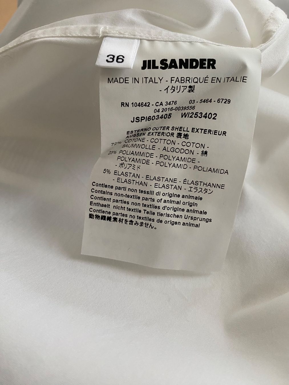 Jil Sander Camicette: Hemdbluse, Jil Sander, Grösse 36, NEU – Nuovo e nell'imballaggio originale da Bern venduto da L.I.A. 7