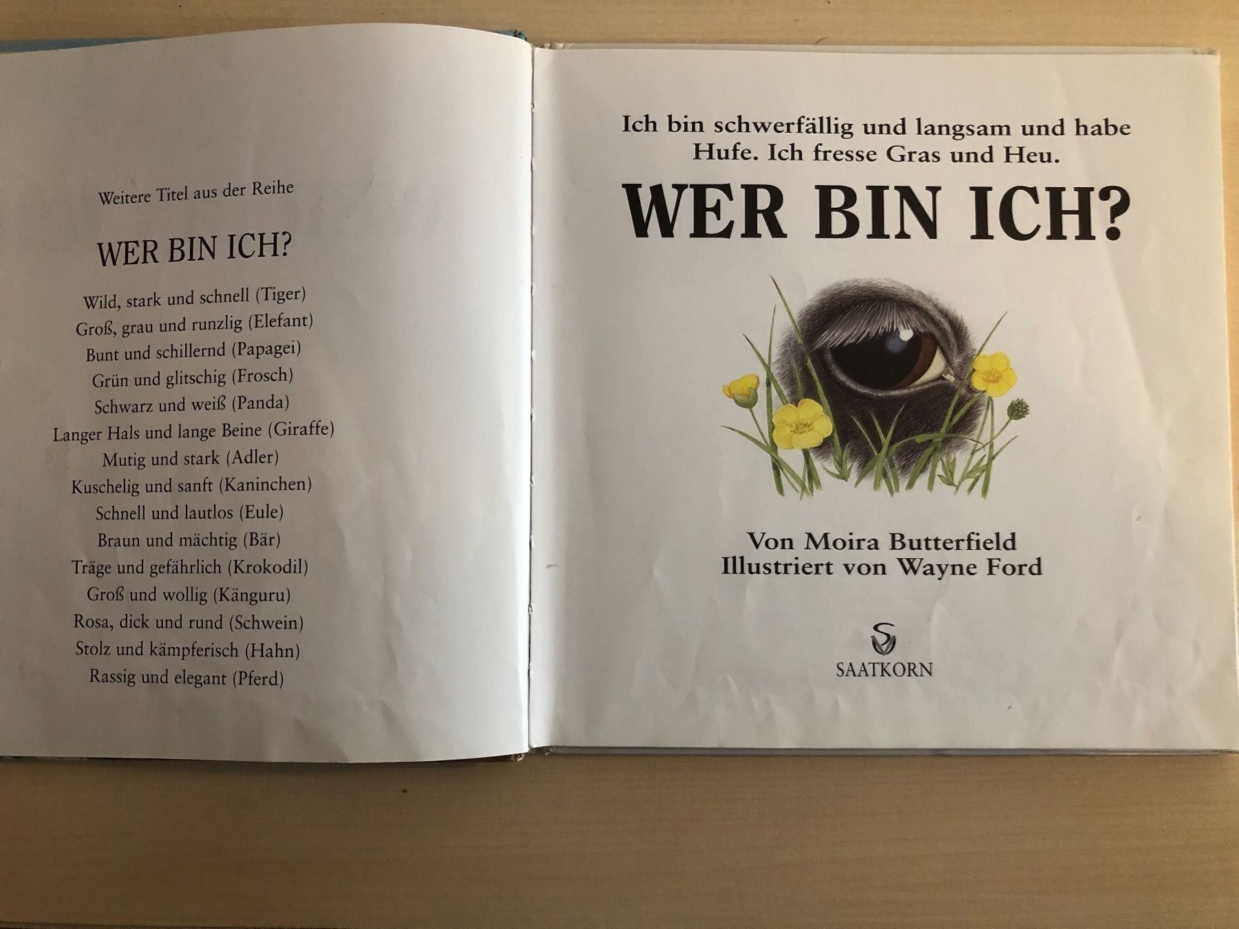 Libri: Wer bin ich? Kinderbuch über die Kuh – Usato da Aarau venduto da R-O-G-E-R 2