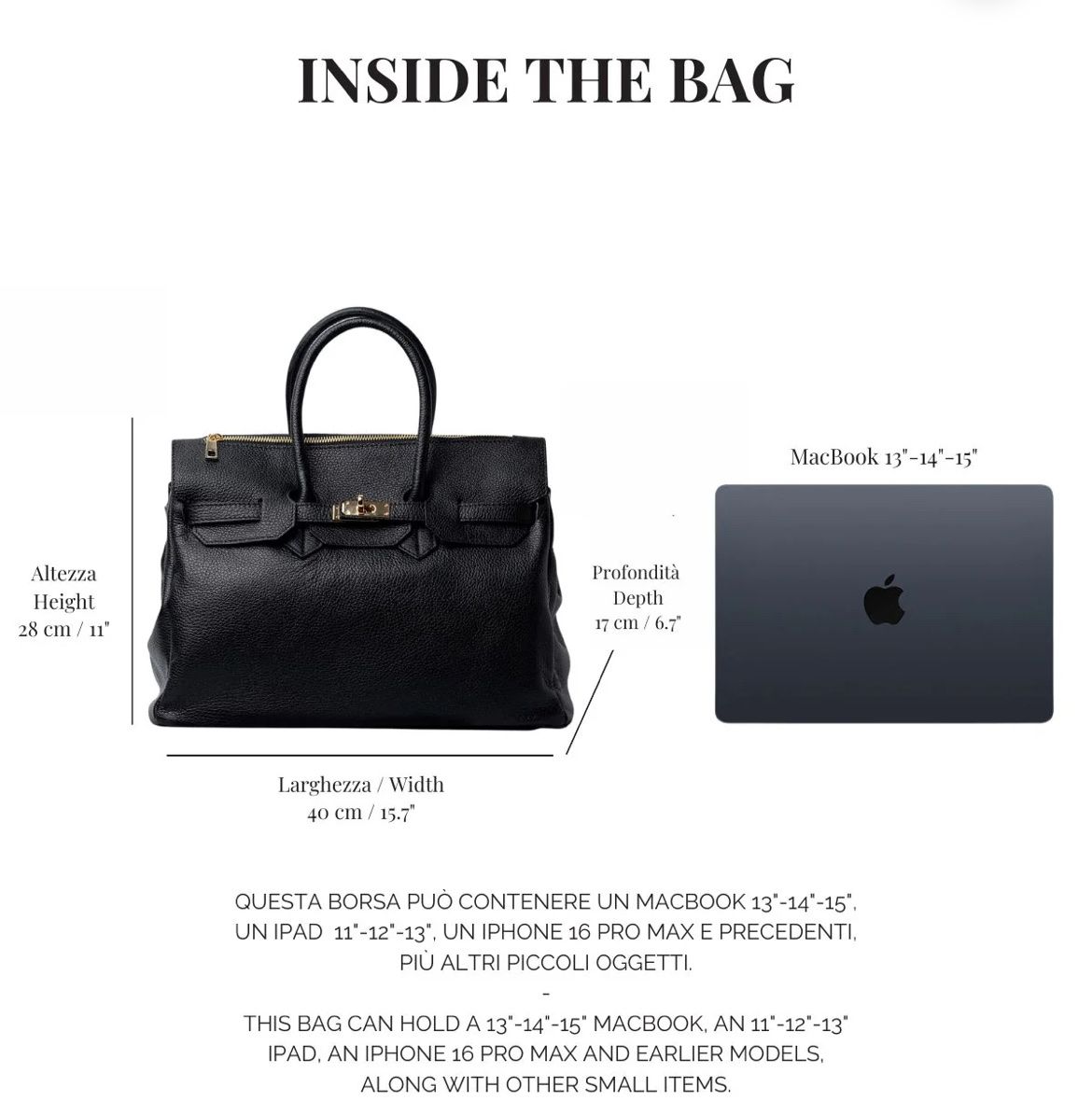Borse da donna: Birkin Style Handtasche NEU! – Nuovo e nell'imballaggio originale da Realp venduto da nilipopili 7