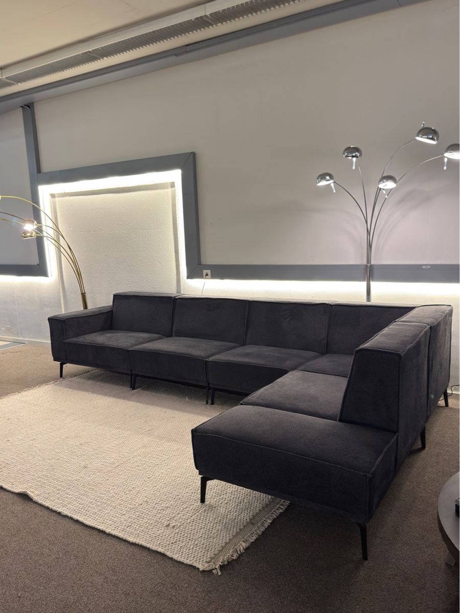 Divani: Modernes Ecksofa dunkel grau – Usato da Fehraltorf venduto da Sofalab.swiss 4