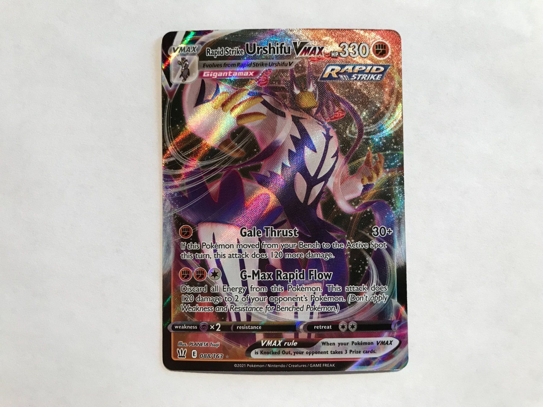 Pokémon Carte collezionabili: Rapid Strike Urshifu Vmax – Nuovo (secondo la descrizione) da Hagendorn venduto da Pokecollectorch 1