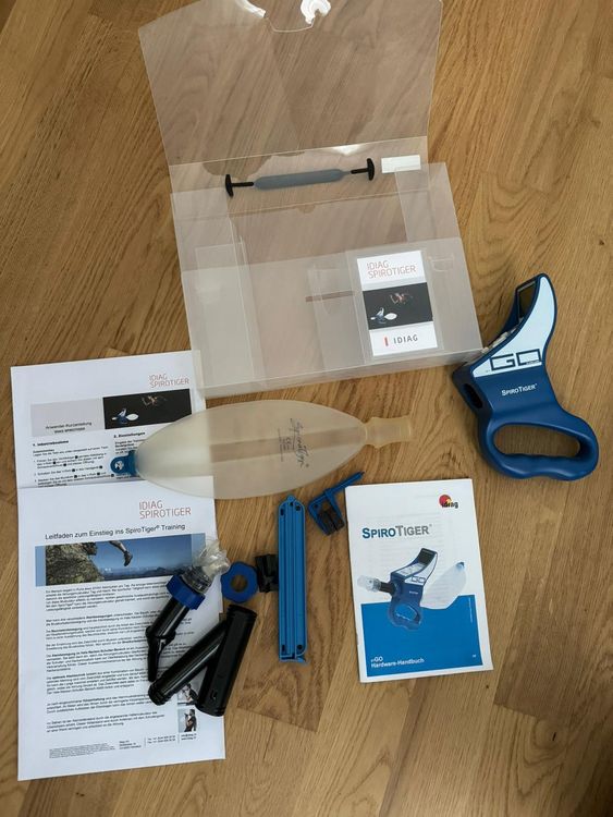 Spirotiger Go mit Atembeutel für Atemtraining Idiag Kaufen auf Ricardo