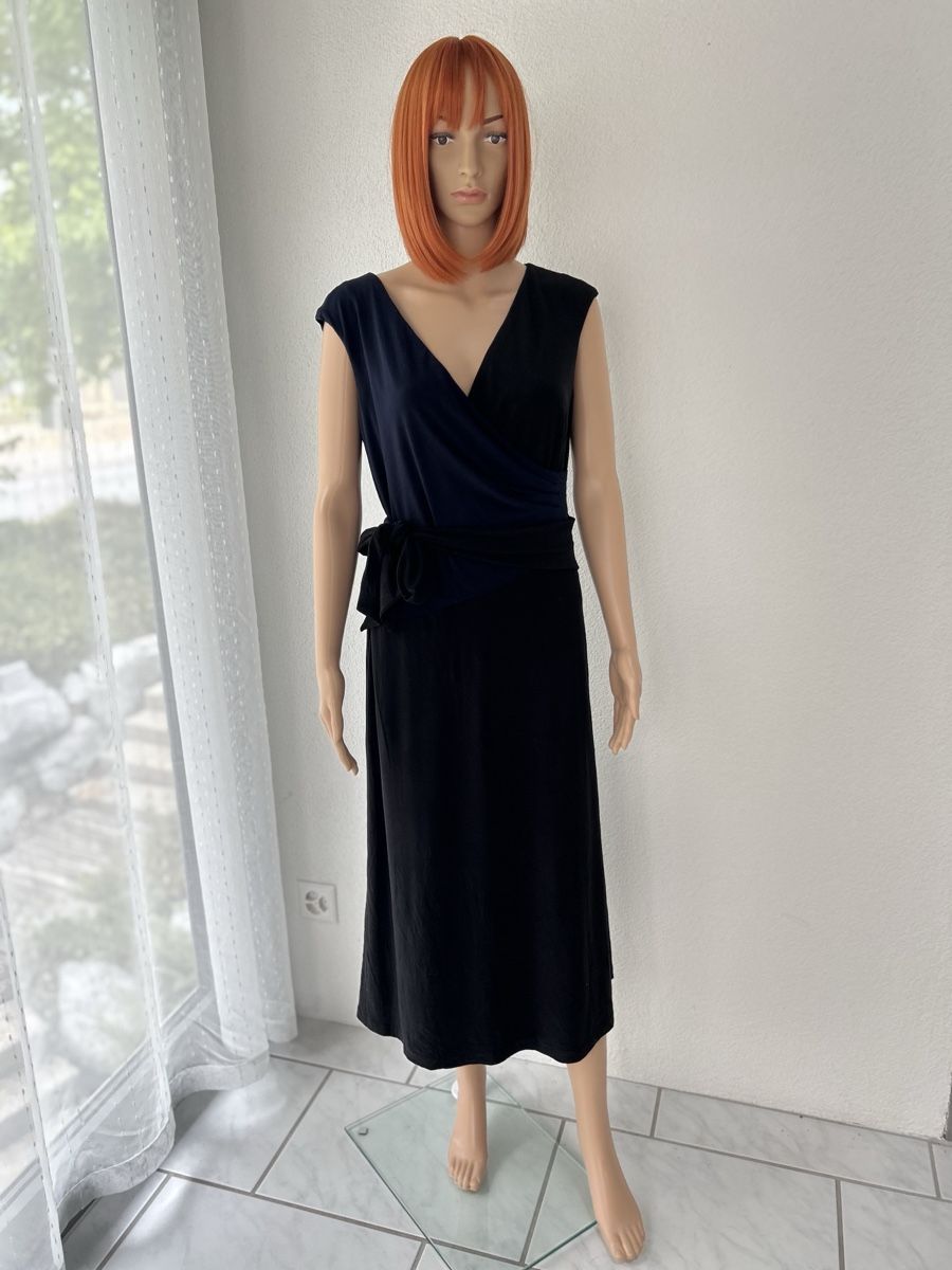 Ralph Lauren Vestiti: Wrap Dress Blue Black Size 10 Good Condition – Nuovo (secondo la descrizione) da Saland venduto da ele_vc96