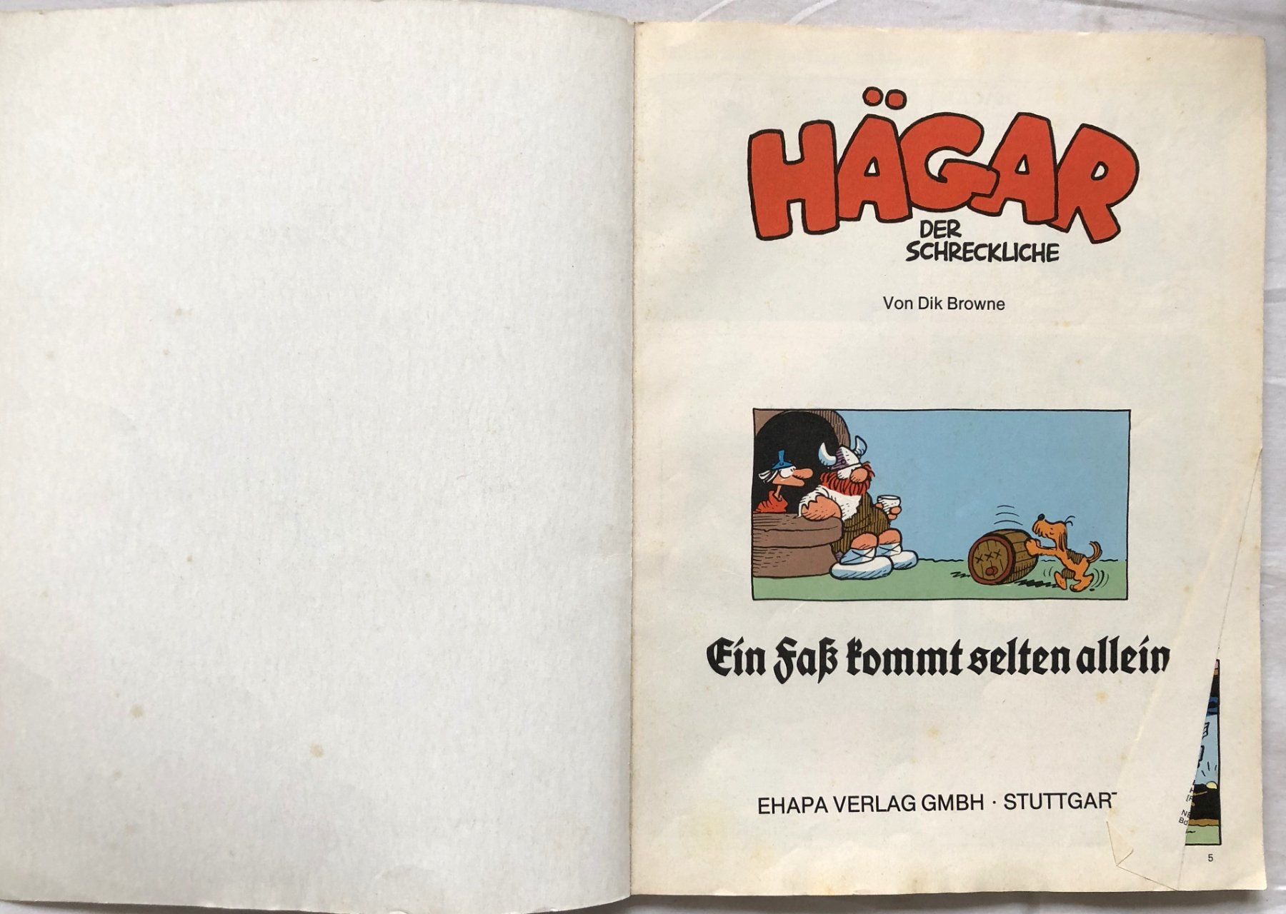 Fumetti: HÄGAR - DER SCHRECKLICHE - Bände 14 + 16 – Usato da Schaffhausen venduto da durruti 1