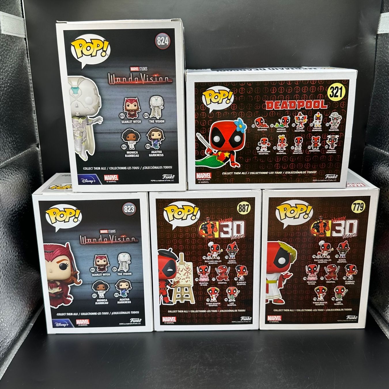 Funko Figuren: Funko Pop Marvel Deadpool 5Stk Sammlung – Gebraucht aus Düdingen von Nerdworld 1