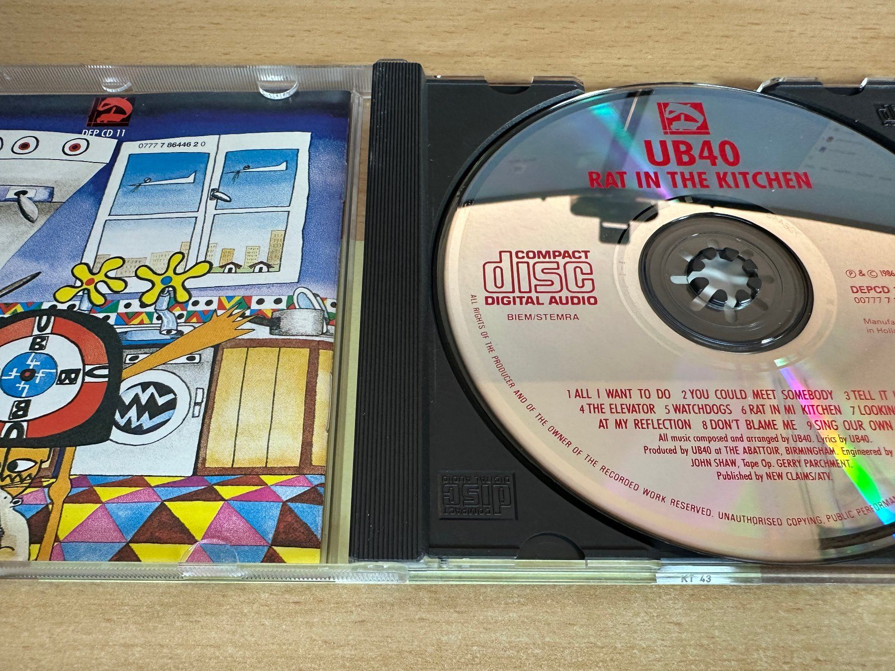 CD: UB40 – Rat In The Kitchen – Usato da Rikon im Tösstal venduto da Alpenmutz 2