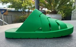 Bottega Veneta Flintstone Sandalen Gruen Groesse 43
