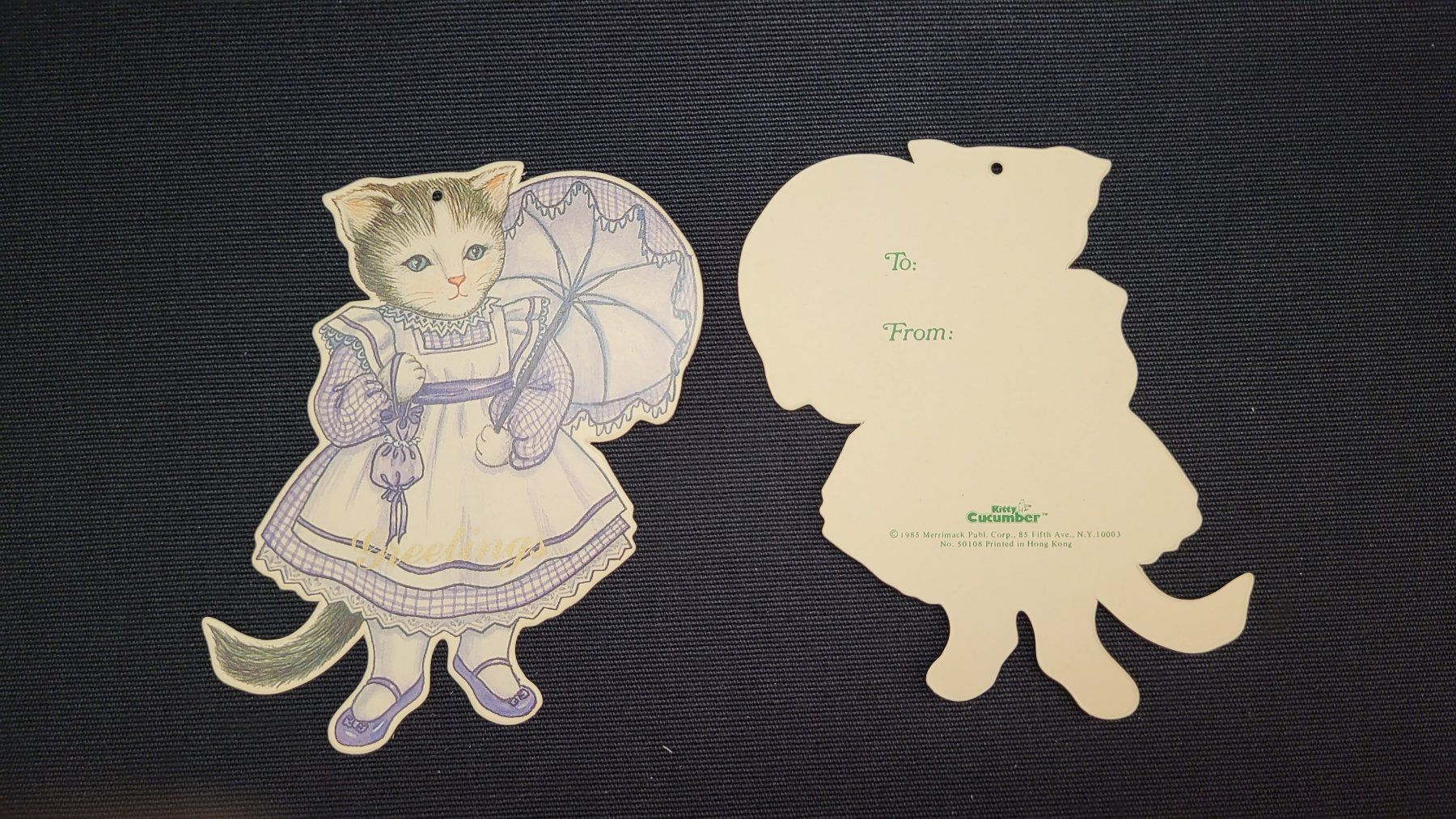 Cartoline: Gruss-Kärtli "Kitty Cucumber's Friend Ellie" – Nuovo e nell'imballaggio originale da Basel venduto da spinne02 1