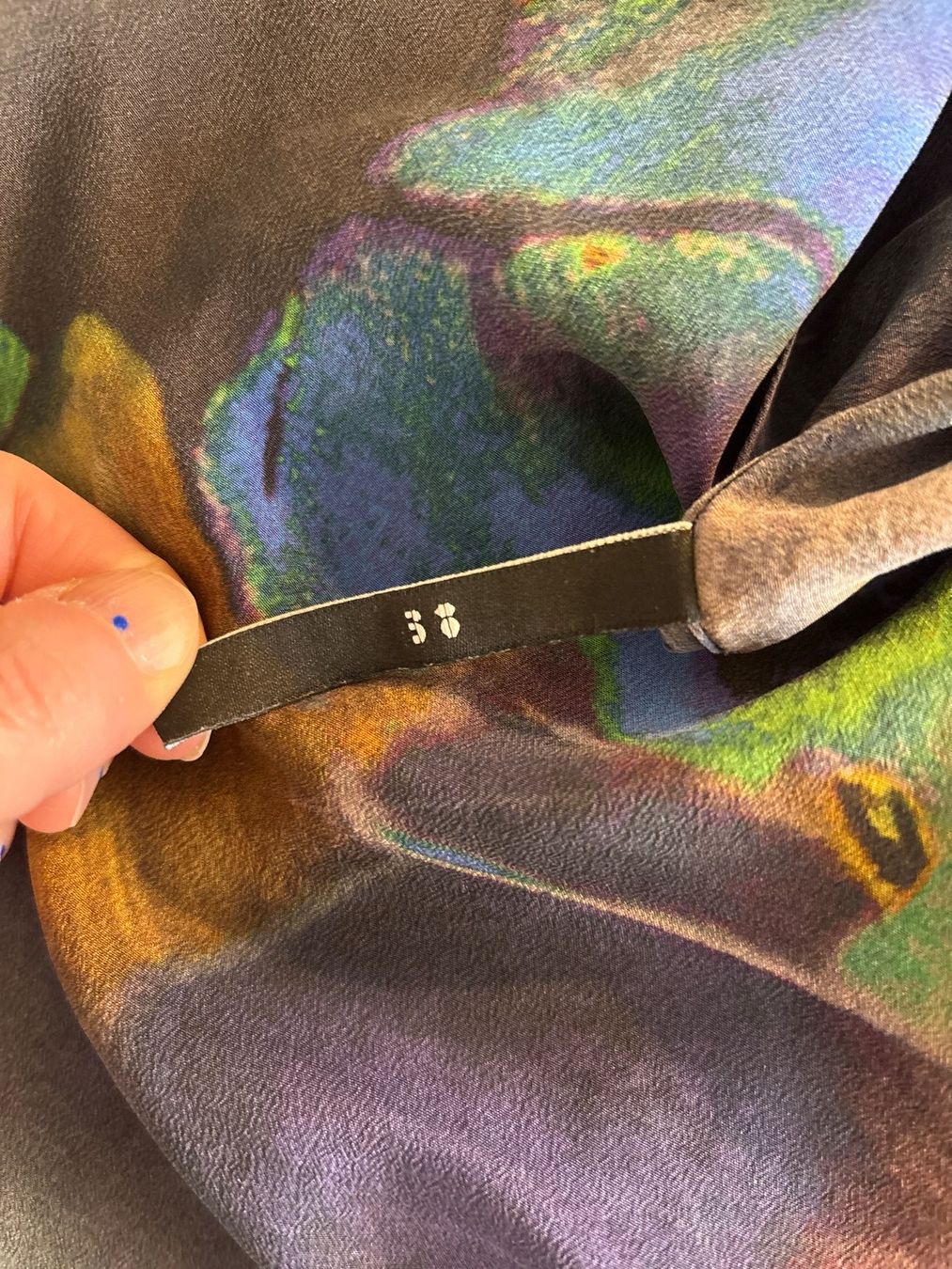 Top: MINIMARKET Seidentop DipDye Gr. 38 – Usato da Zürich venduto da missmodernage 6