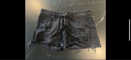 Hotpants Schwarz Gr. 42