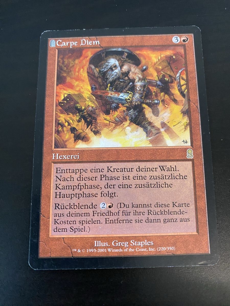 Magic The Gathering Carte collezionabili: Carpe Diem – Usato da Oberglatt ZH venduto da Finlandia1