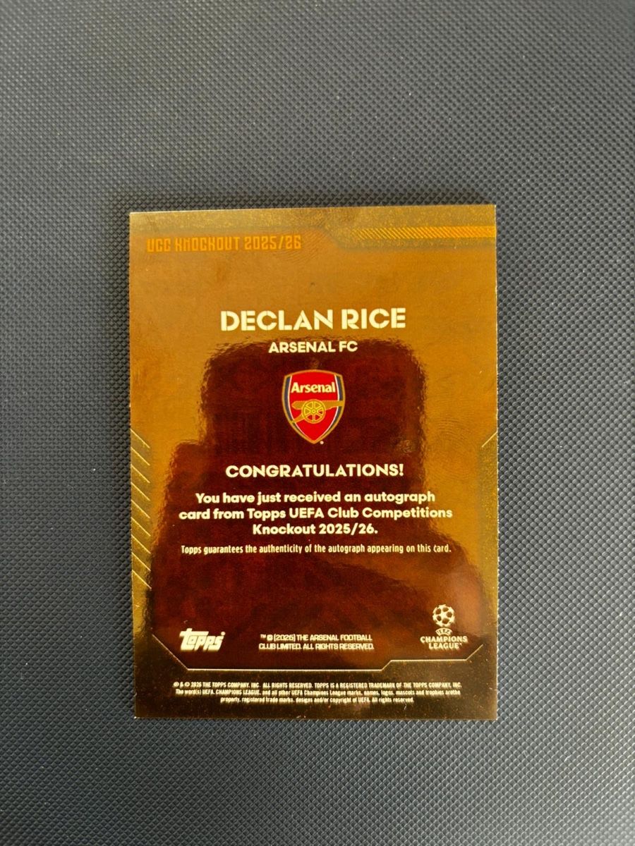 Topps Cartes à collectionner: Topps Knockout Declan Rice 15/25 Auto – Neuf (Voir description) à Châtelaine par Nico_Este 1