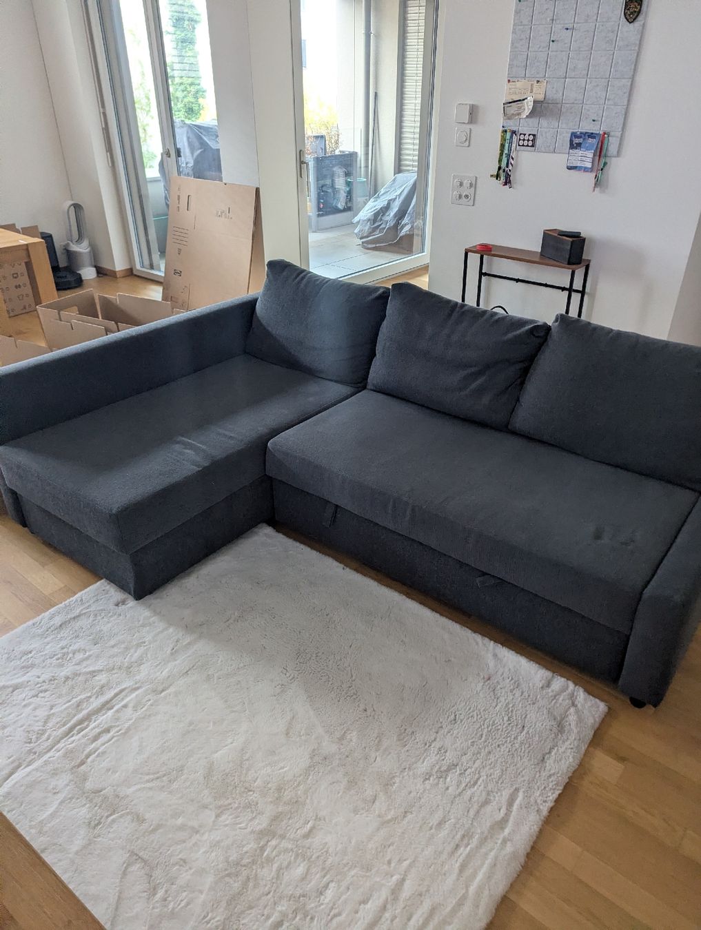 Ikea Sofas: Ecksofa mit Schlaffunktion und Bettkasten anthrazit – Gebraucht aus Glattpark(Opfikon) von mar_8r88