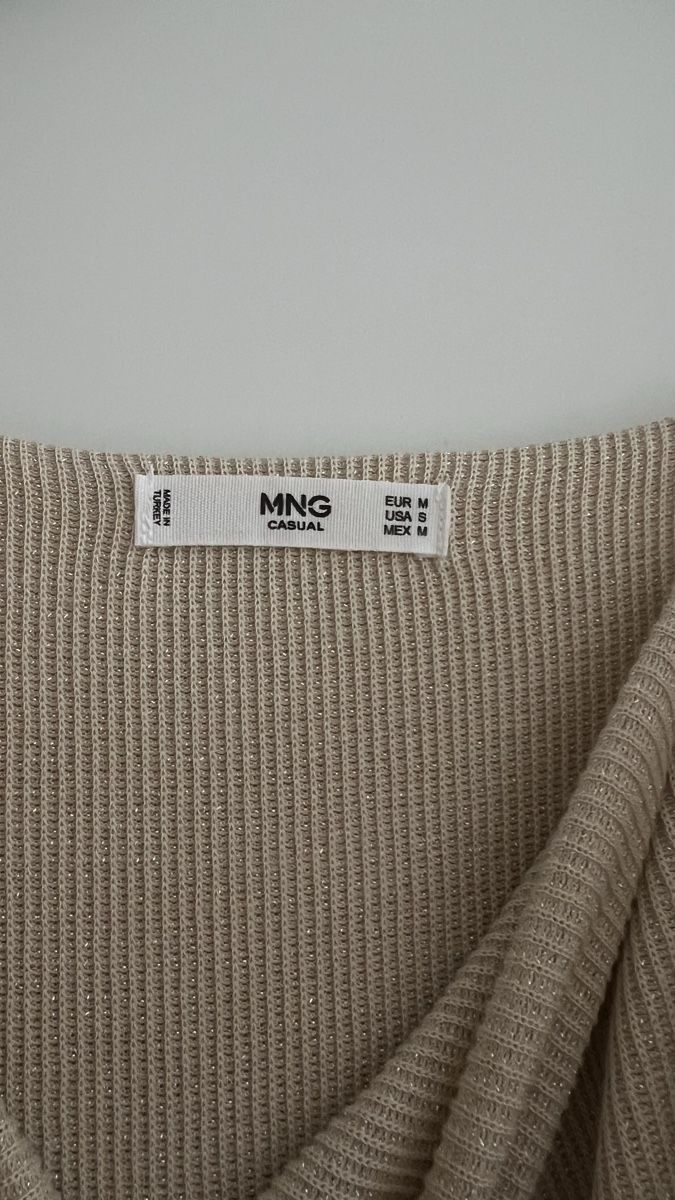 Mango Vestiti: Mango Rippkleid in Beige, Grösse S – Nuovo (secondo la descrizione) da Steinmaur venduto da Kiki_m240 2