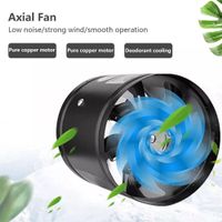 Rohrlüfter 600m³/h Ø150mm Axial Zuluft Abluft Rohrventilator