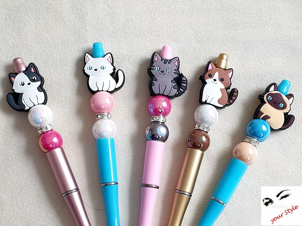 Safta Gorjuss Glitzer Gel Kugelschreiber Set – 5 Stück, Bunt, Mit Cheshire Cat Design, Für Kinder & Erwachsene