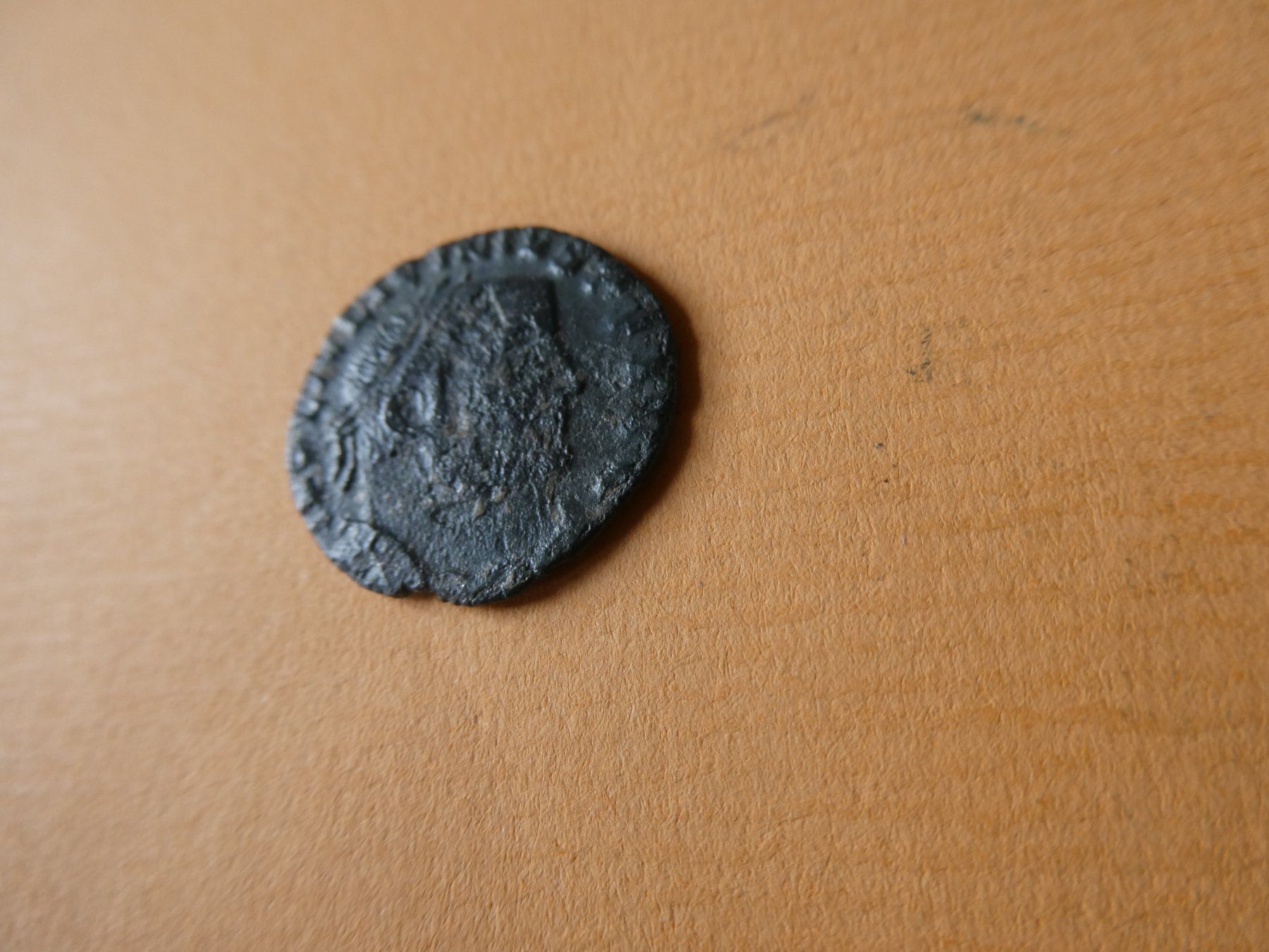 Alle Münzen: uralte Bronzemünze 22 mm     1.89 g – Gebraucht aus Hinterforst von Rohusri 1