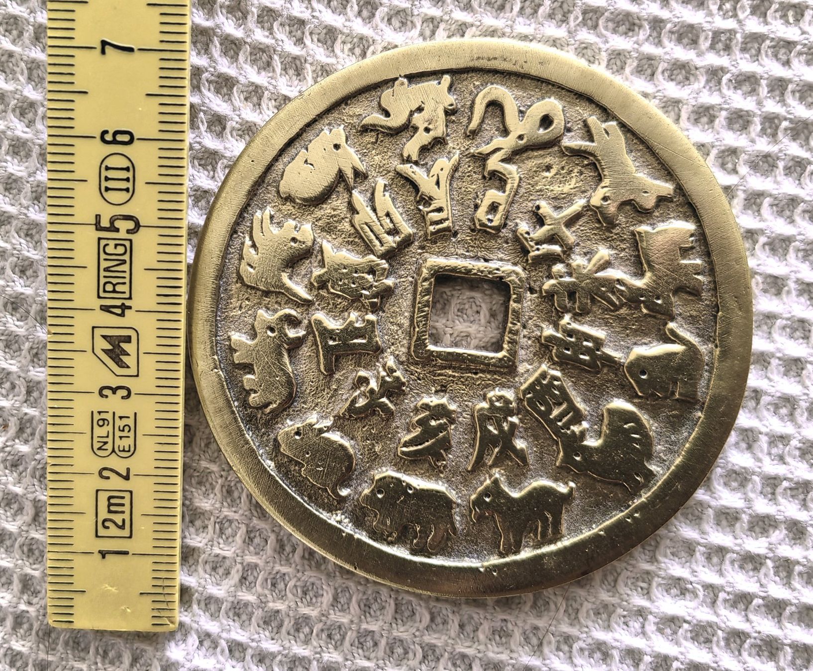 Medaglie: Glücksbringer China Sternzeichen Medaillie – Usato da Langenthal venduto da Sammlungs_aus 3