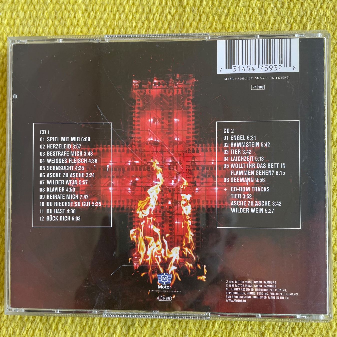 CD: RAMMSTEIN-2CD LIMITED EDITION LIVE AUS BERLIN – Usato da Rorschacherberg venduto da CD-Roli 1
