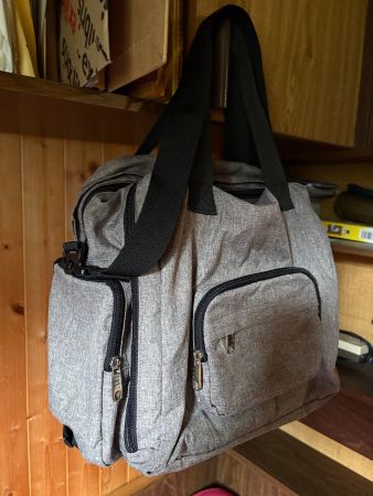 Wickelrucksack mit vielen Fächern