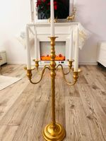 50% Rabatt 🥳 Grosse 71 cm Kerzenständer Deko Edel Goldig