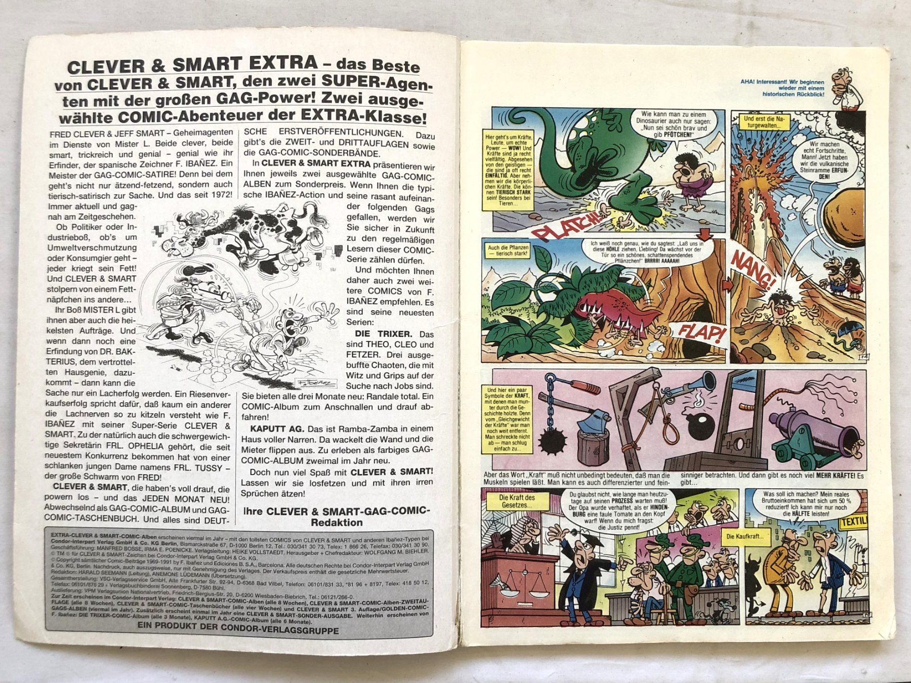 Fumetti: EXTRA CLEVER & SMART - Sonderheft Nr.14 – Usato da Schaffhausen venduto da durruti 2