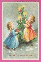 Frohe Weihnachten gel 1966