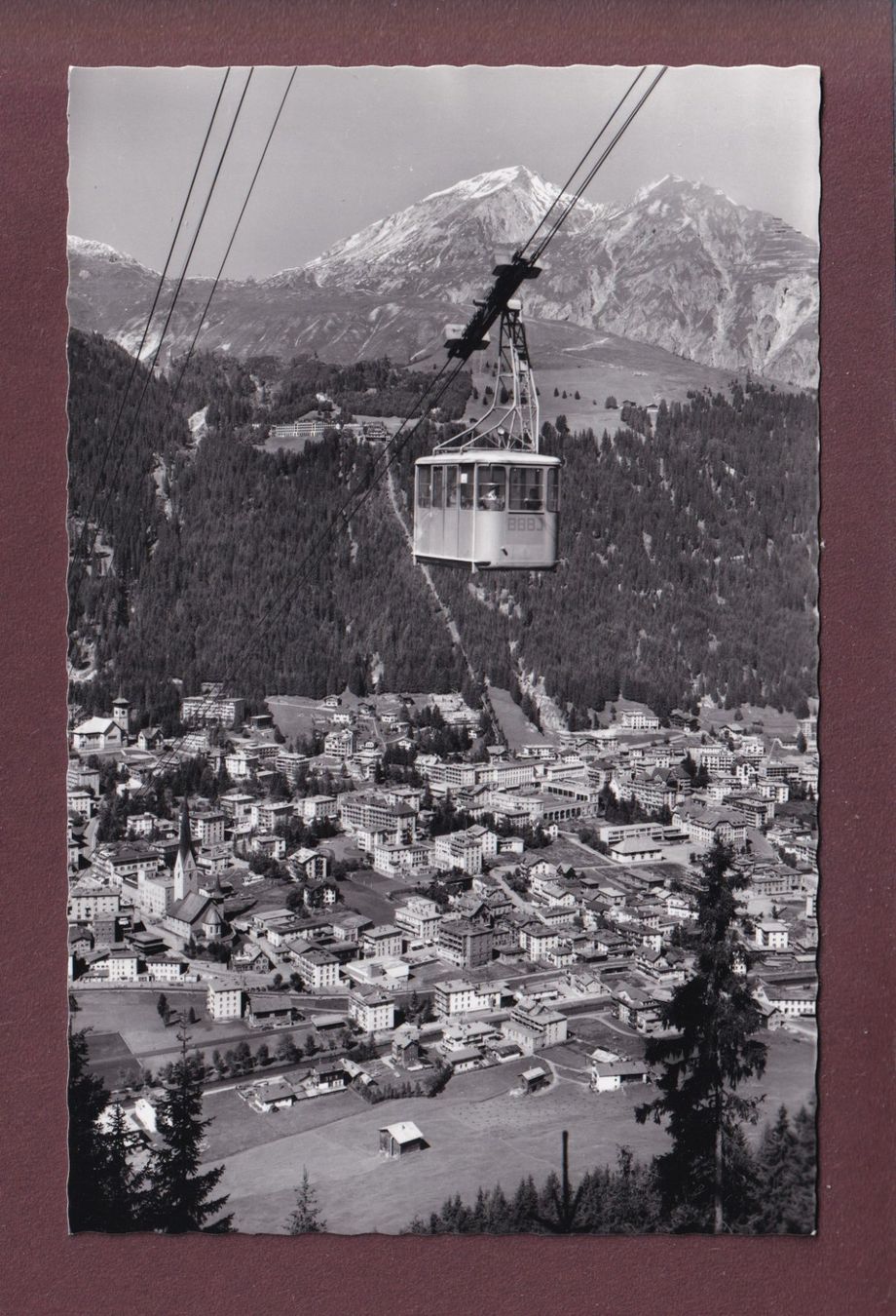 Cartoline postali: DAVOS - Bräma-Büel-Jakobshorn-Bahn – Usato da Pully venduto da nicecards