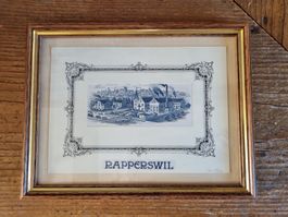 Grafik Rapperswil unter Glas