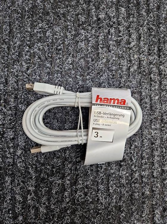 Hama Cavi: hama USB-Verlängerung  A-Stecker - A-Kupplung – Usato da Wuerenlos venduto da Zoechi