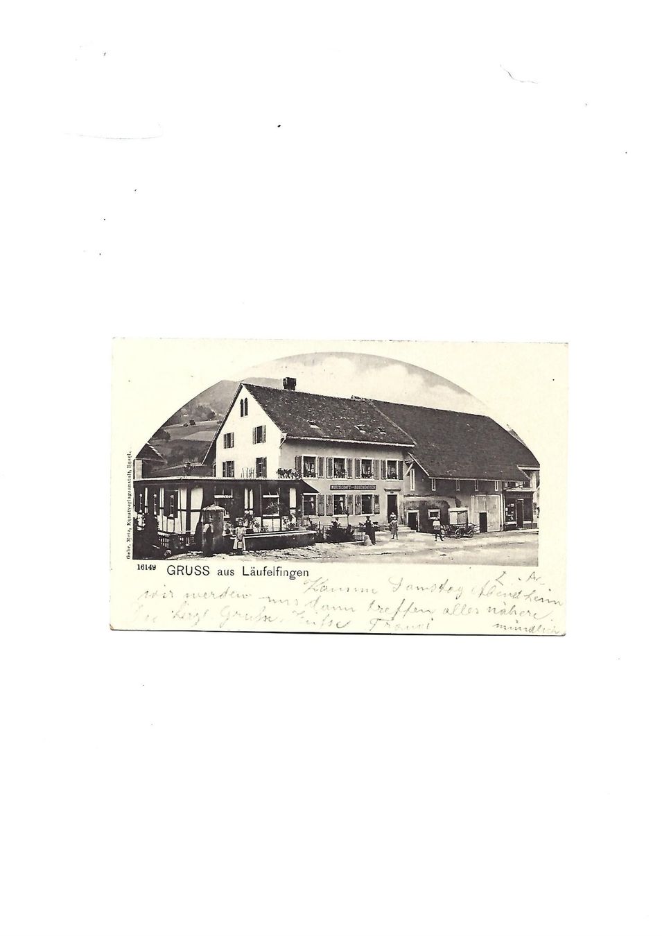 Cartoline postali: Läufelfingen  1904 – Usato da Allschwil venduto da Salus17