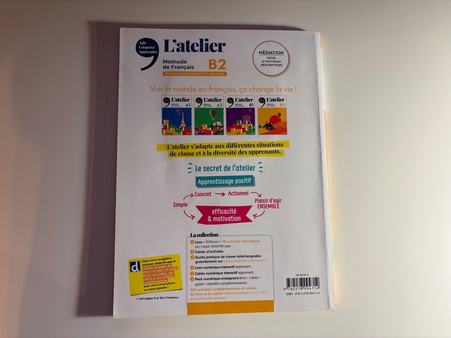 Libri: L’atelier+, la méthode de français B2, textbook – Usato da Lausanne venduto da opi_92cn 6