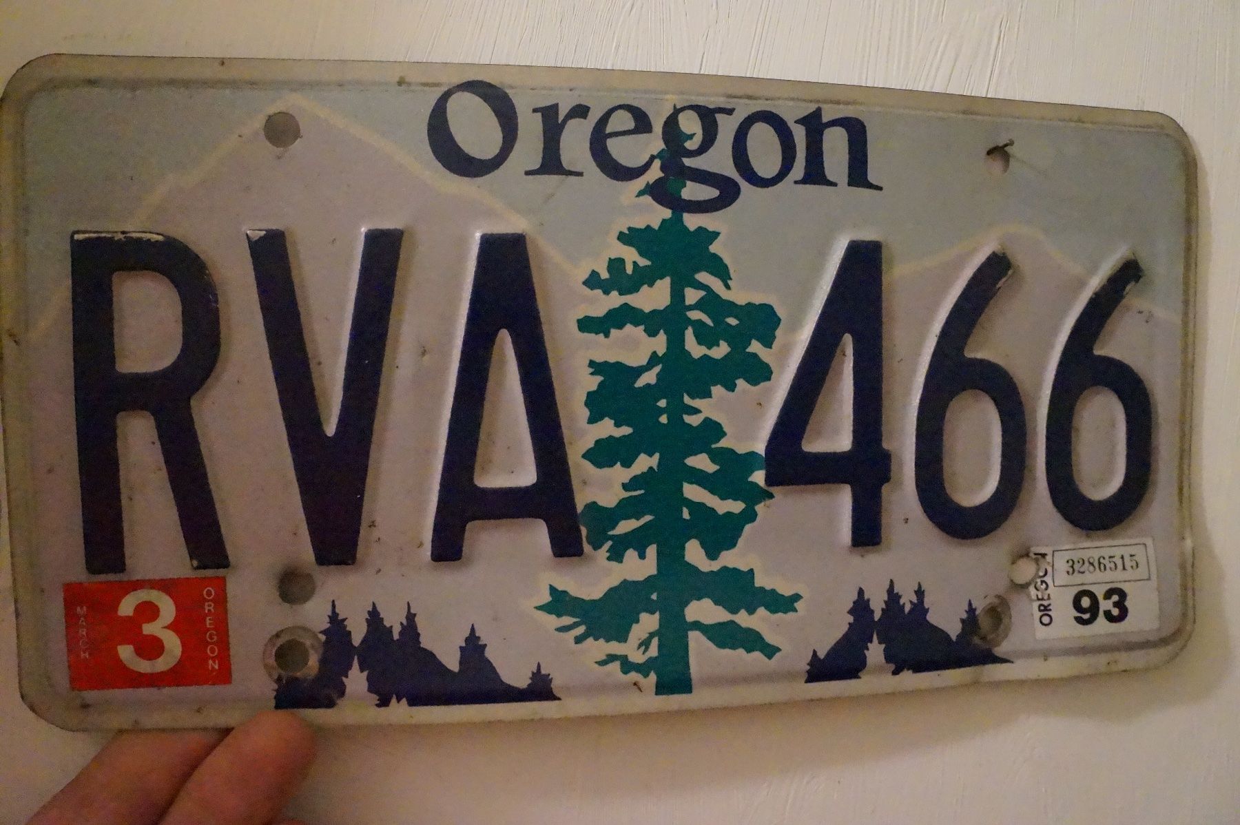 Schilder: Oregon Nummerschinld – Gebraucht aus Torre von fku_92pw
