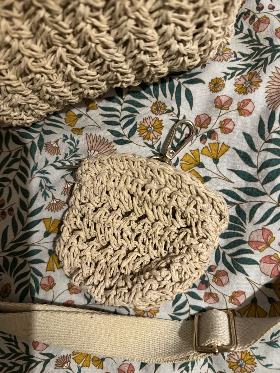 Sacs femmes: Strohtasche Beige mit Portemonnaie, gebraucht – D'occasion à Schaffhausen par lauraajessicaa 3
