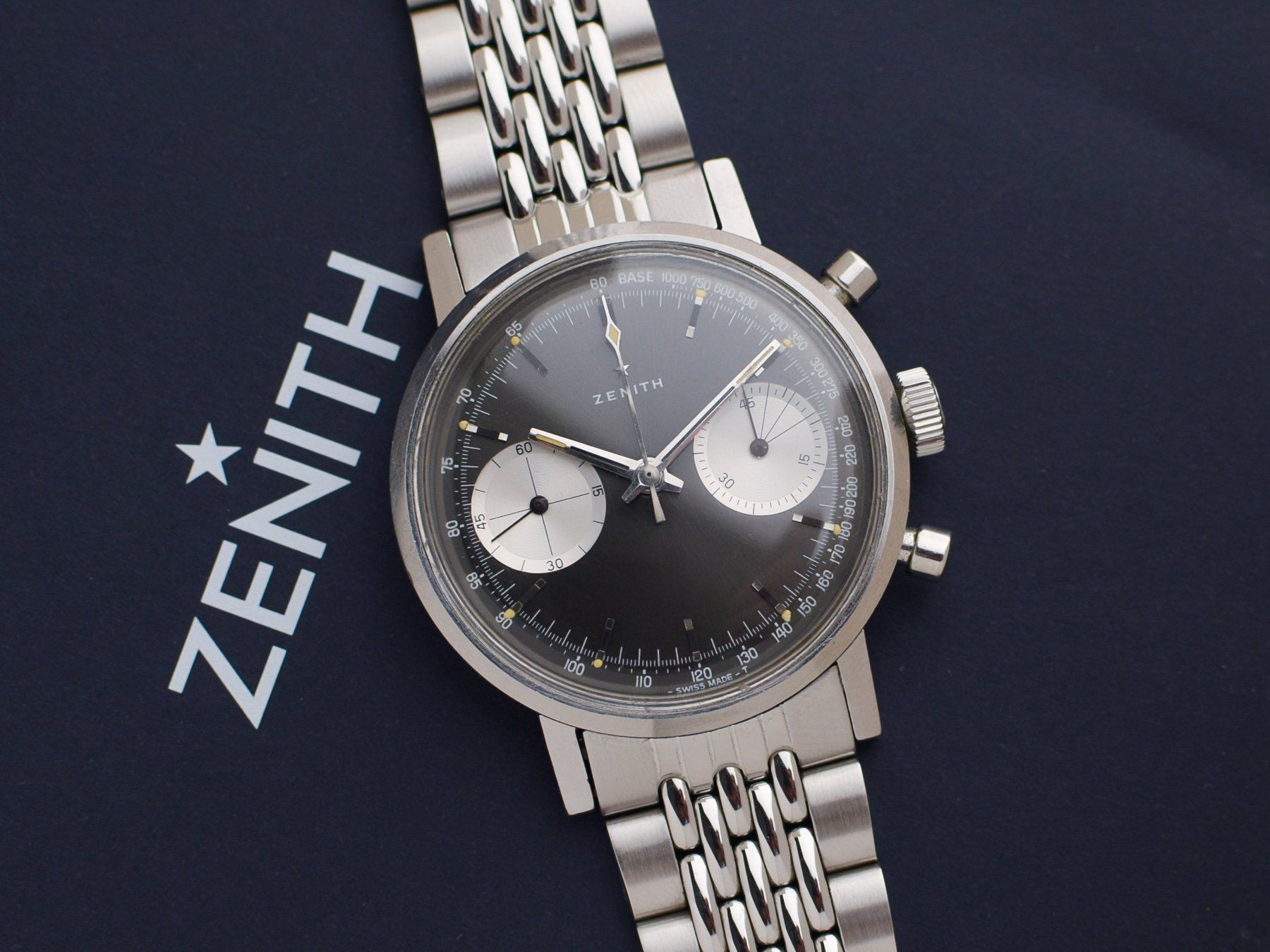 Zenith Orologi: Zenith "Reverse Panda" ref. A271 cal. 146DP from 1960s – Usato da St. Gallen venduto da Andrej99 3