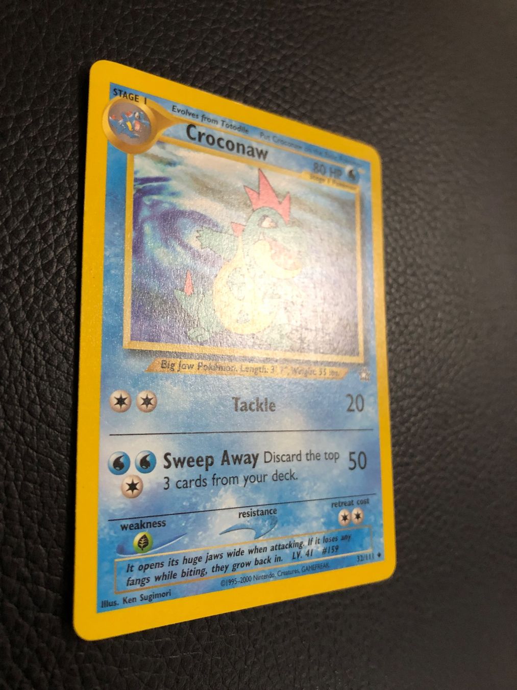 Pokémon Cartes à collectionner: Neo Genesis Croconaw 32/111 Ab 1 – D'occasion à Paradiso par Pkmn10 1
