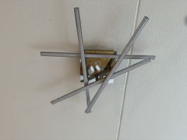 Moderne LED Deckenlampe Chrom Designlampe Wohnzimmerlampe