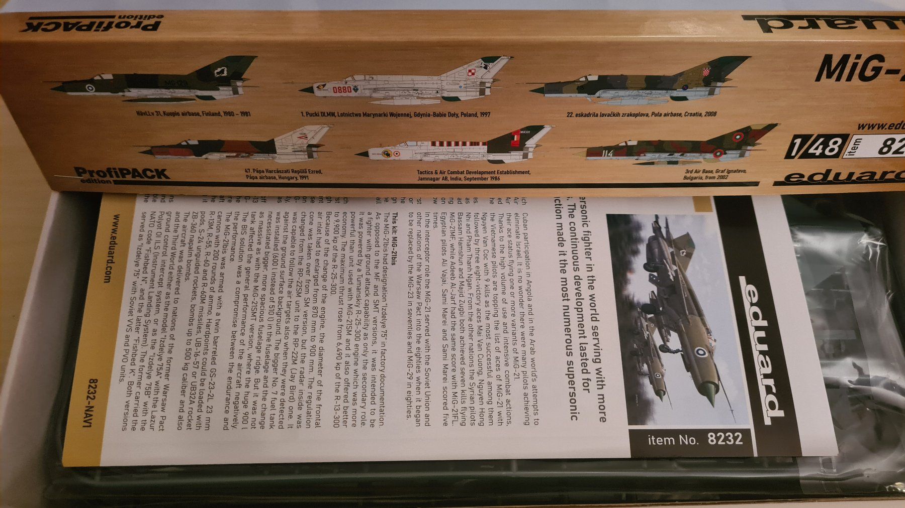 Kit di modellismo & Modellini statici: 1:48 MiG-21 bis ProfiPack - Eduard 8232 – Nuovo (secondo la descrizione) da Bassersdorf venduto da jackbmw 5