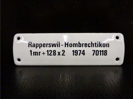 KLEINES ALTES EMAILSCHILD RAPPERSWIL