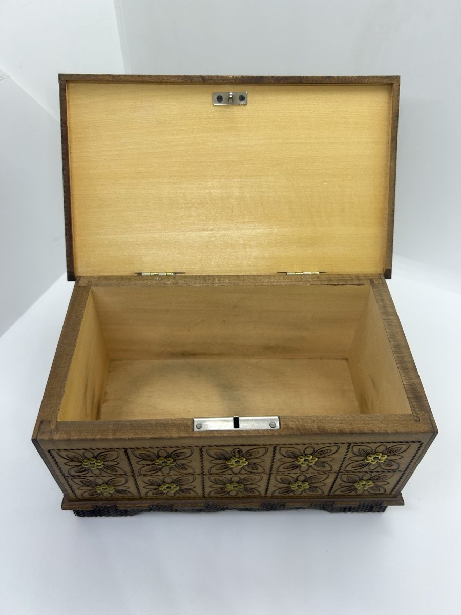 Dosen: [VINTAGE]: Holz Schmuckschattulle – Gebraucht aus Arni AG von CreaFlex 2