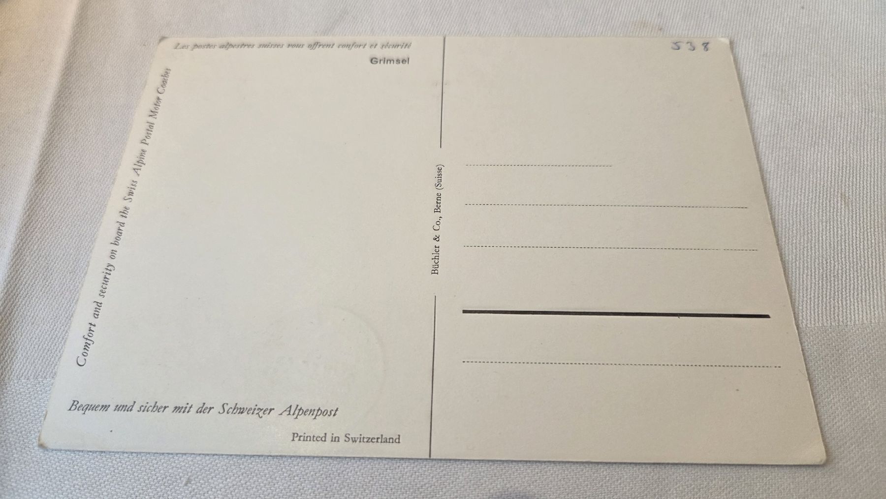 Tutti i francobolli: 1955 Maximumkarte Postautomobil – Usato da Arni AG venduto da Moth68 1