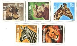 Briefmarken "Tiere". Rhodesien