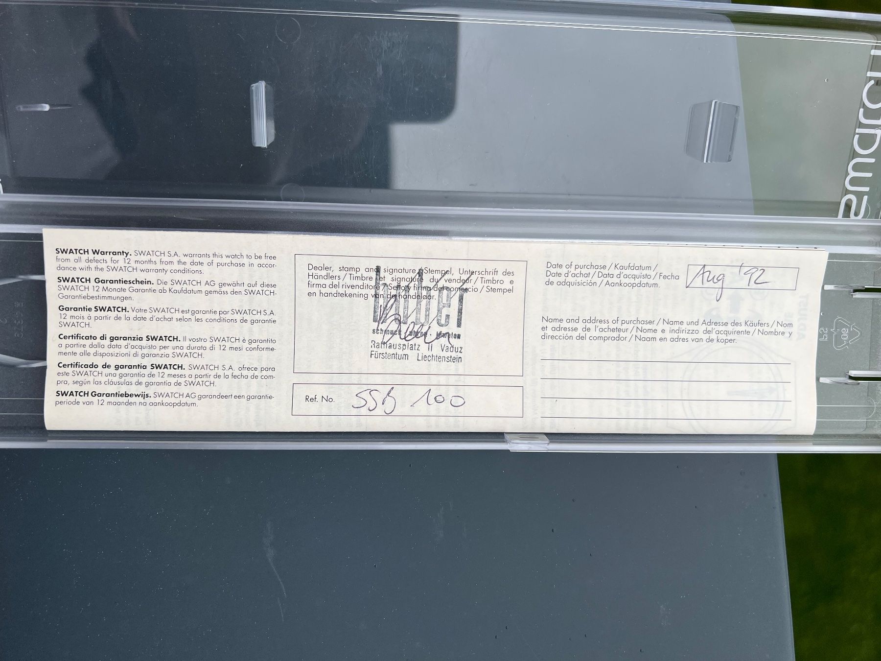 Swatch Orologi: Swatch Stop Watch JESS RUSH SSB100 (1992) – Nuovo e nell'imballaggio originale da Balzers venduto da lau_8fj9 2