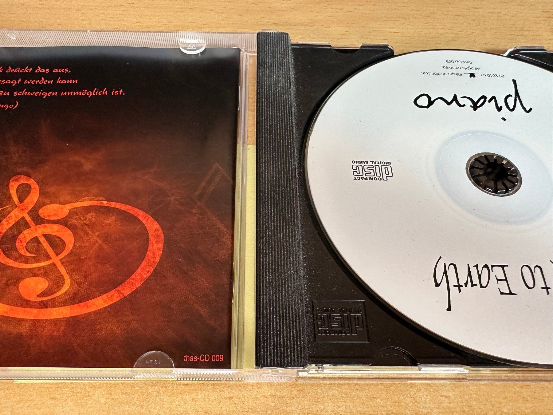 CD: Back To Earth – Piano – Usato da Rikon im Tösstal venduto da Alpenmutz 2