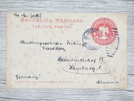 CL16 Carte Postale + Timbre Mexique 1911