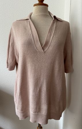 Pull chic en tricot Le Tricot Perugia, taille M, rose pâle